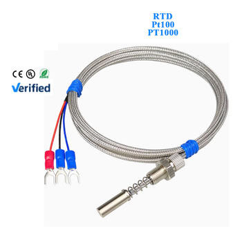 High Accuracy M6 M8 Screw K-Type E-Type J-Type Thermocouple OEM ODM Injection Molding Dispensing Temperature Instruments