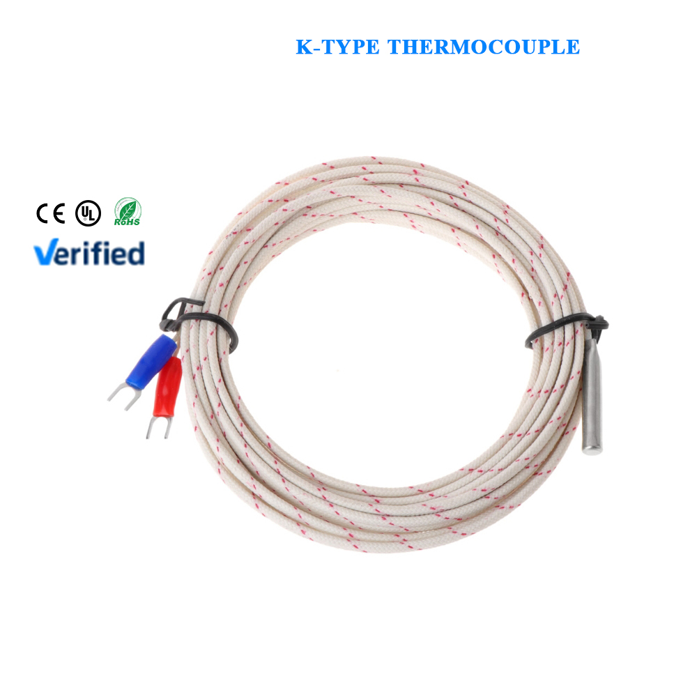 Probe-Type Thermocouple KEJPT100 Temperature Sensor with 430 Sensing Wire OEMODM Customizable