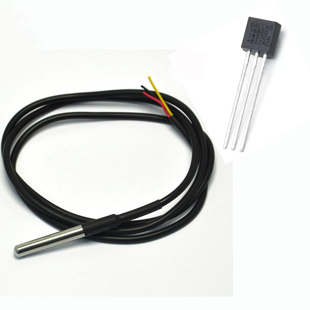 For DS18B20 650mm Probe Temperature Sensor with 1M Stainless Steel Probe for Various Applications