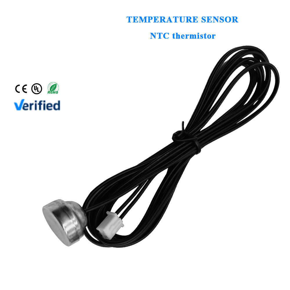 XH2.54 Connector Radiator Thermostat with Magnetic Probe NTC Thermistor 10K 50K Output PT100 Measuring Temperature Sensor